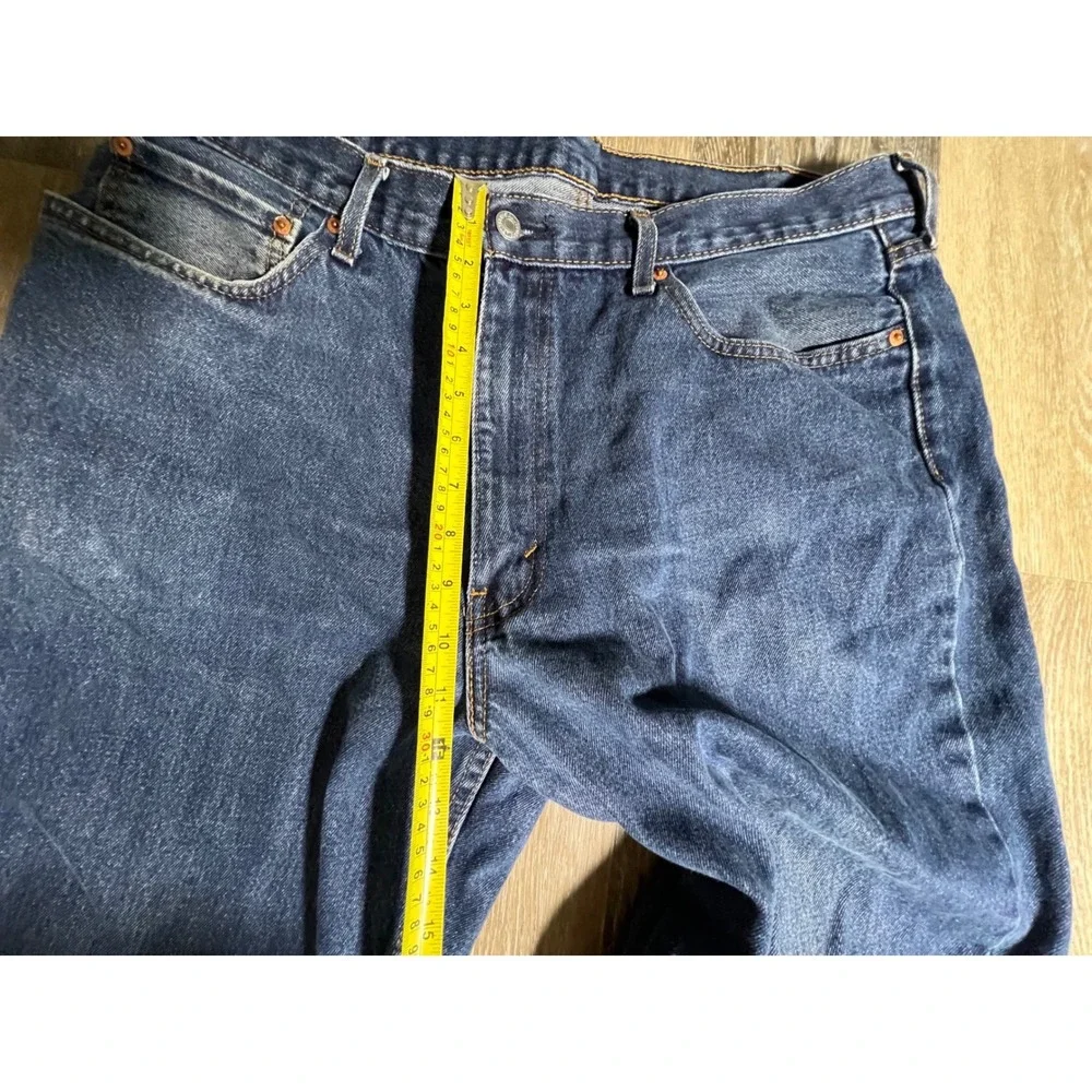 Levis 550 Relaxed Fit Jeans Mens 40x30‎ Blue Excellent Tapered Leg Denim